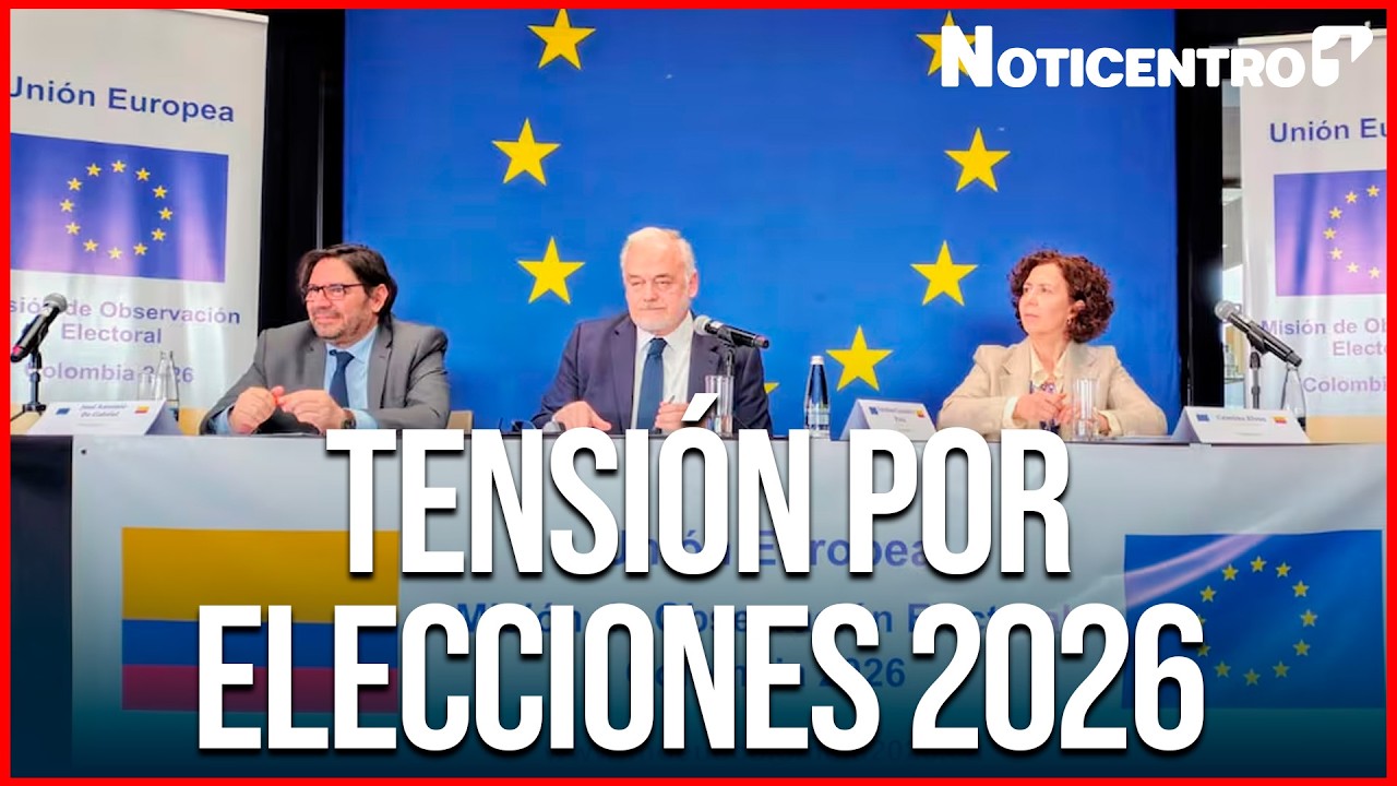 Unión Europea pide reunión urgente por tensión electoral en Colombia | Noticentro 1