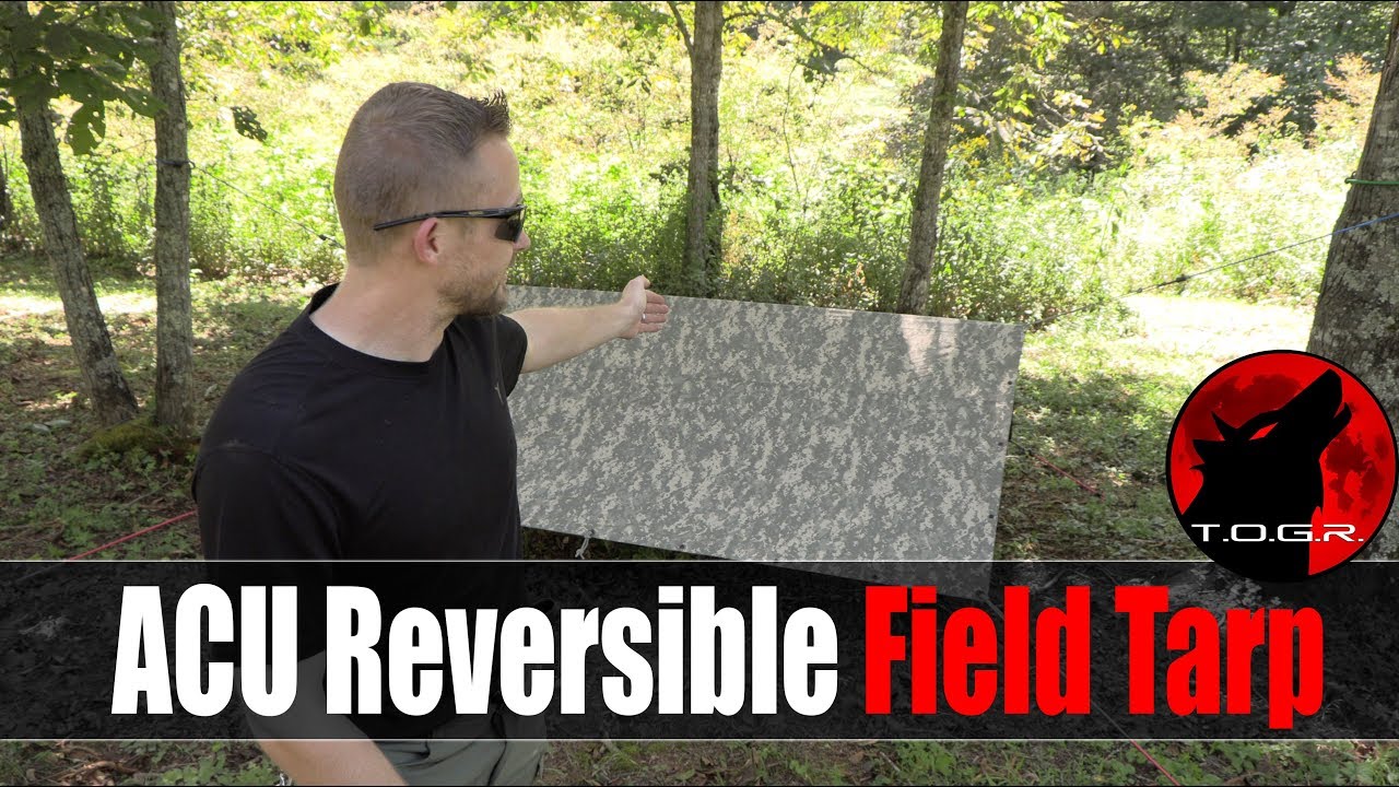Almost the Same....Almost - USGI ACU Reversible Field Tarp