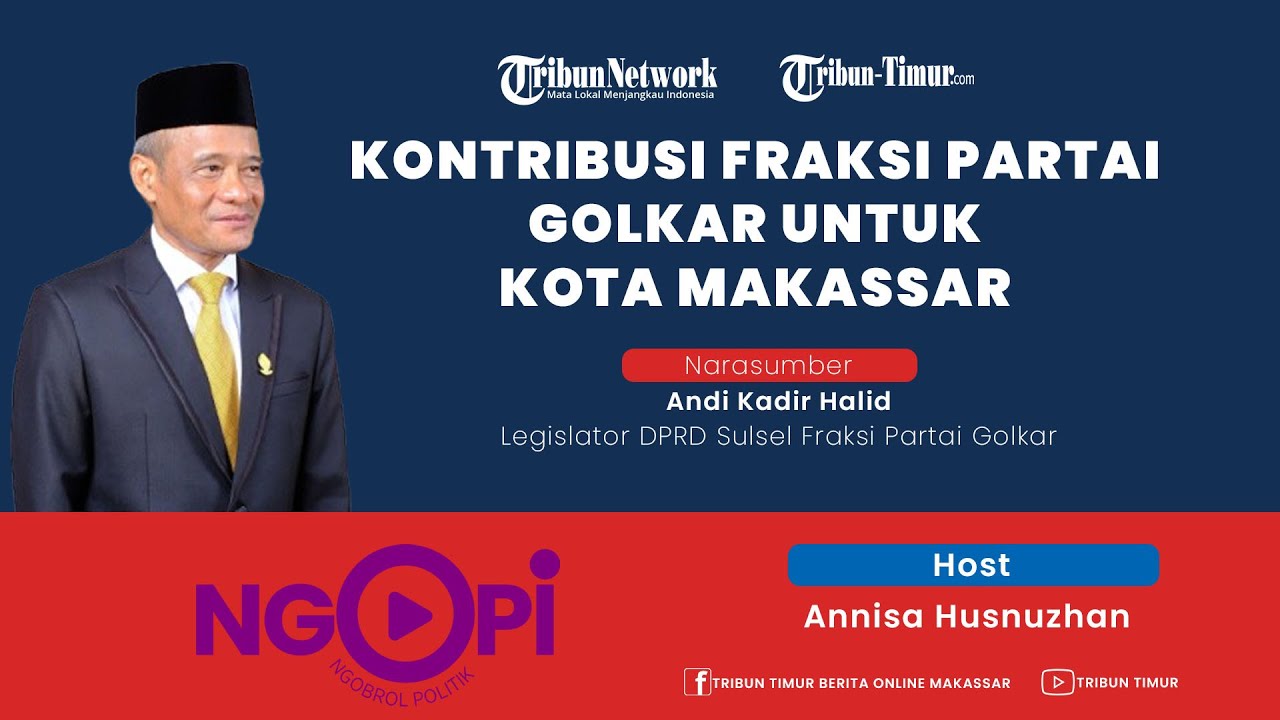 🔴 NGOBROL POLITIK : Kontribusi Fraksi Partai Golkar untuk Kota Makassar