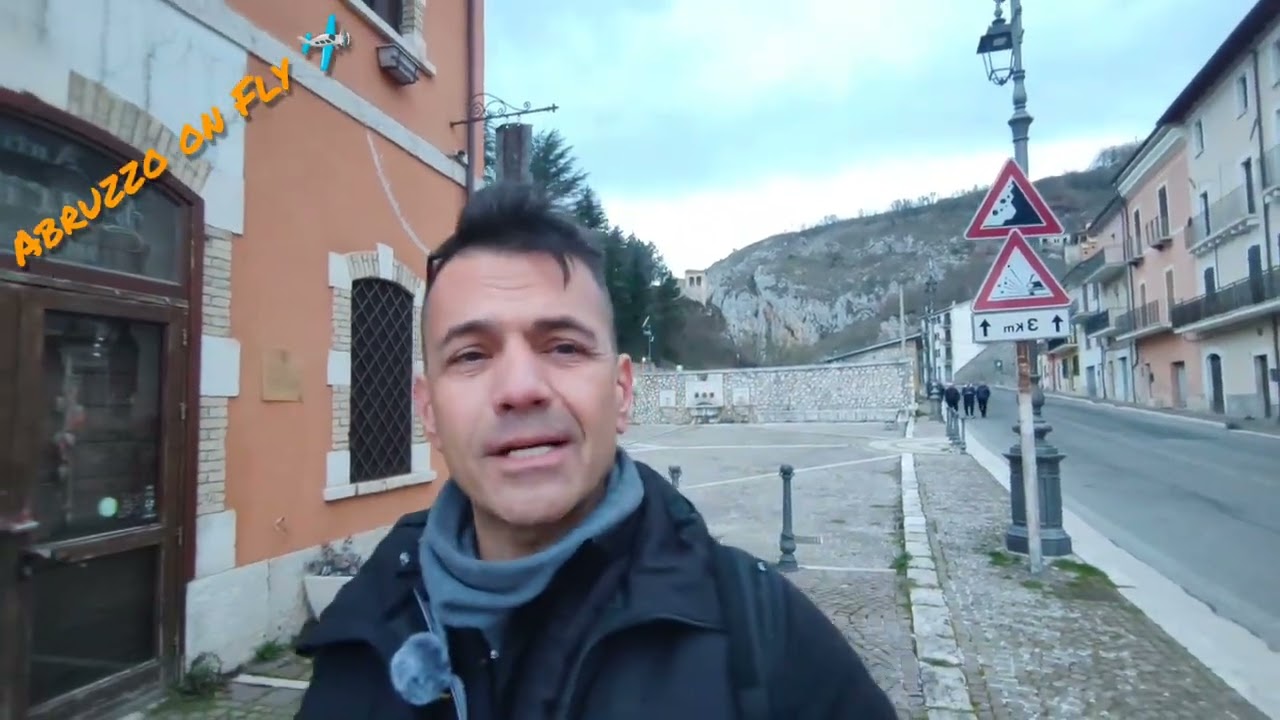 Oggi voliamo sul borgo di Pescina (AQ)