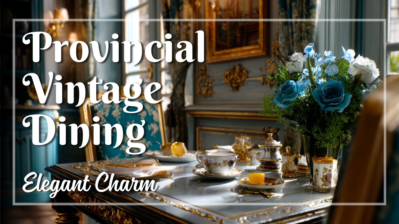 French Provincial Vintage Dining Spaces 🍷 What Gives These Rooms Their Quiet Aristocratic Grace