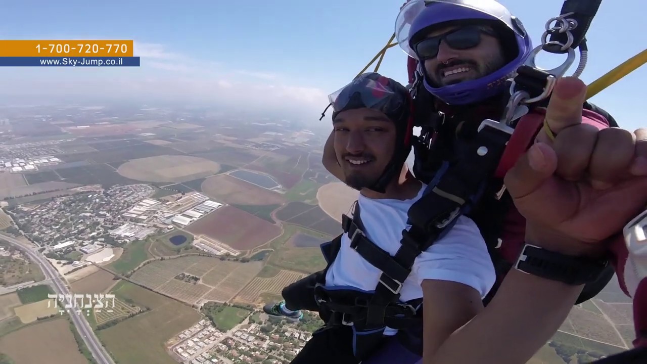 Supreem takes the leap at skydive Israel
