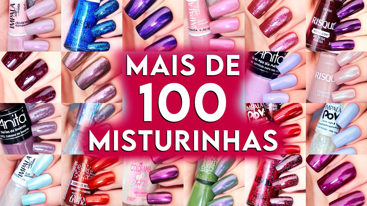 107 Misturinhas de Esmaltes ✨ Combinações com Passo a Passo | Retrospectiva por Gabriela Becker