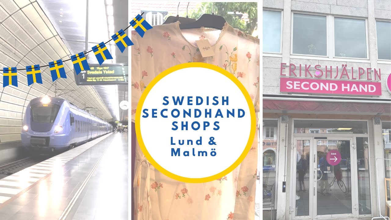 Swedish Secondhand Shops Lund & Malmö 🇸🇪♻️👗
