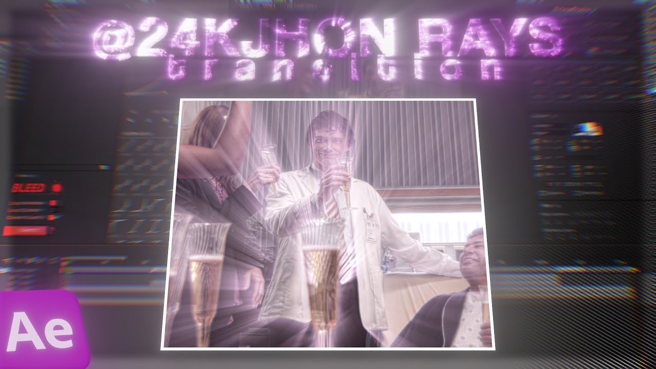 How to make NEW RAYS TRANSITION like @24KJHONEDITZ in After Effects