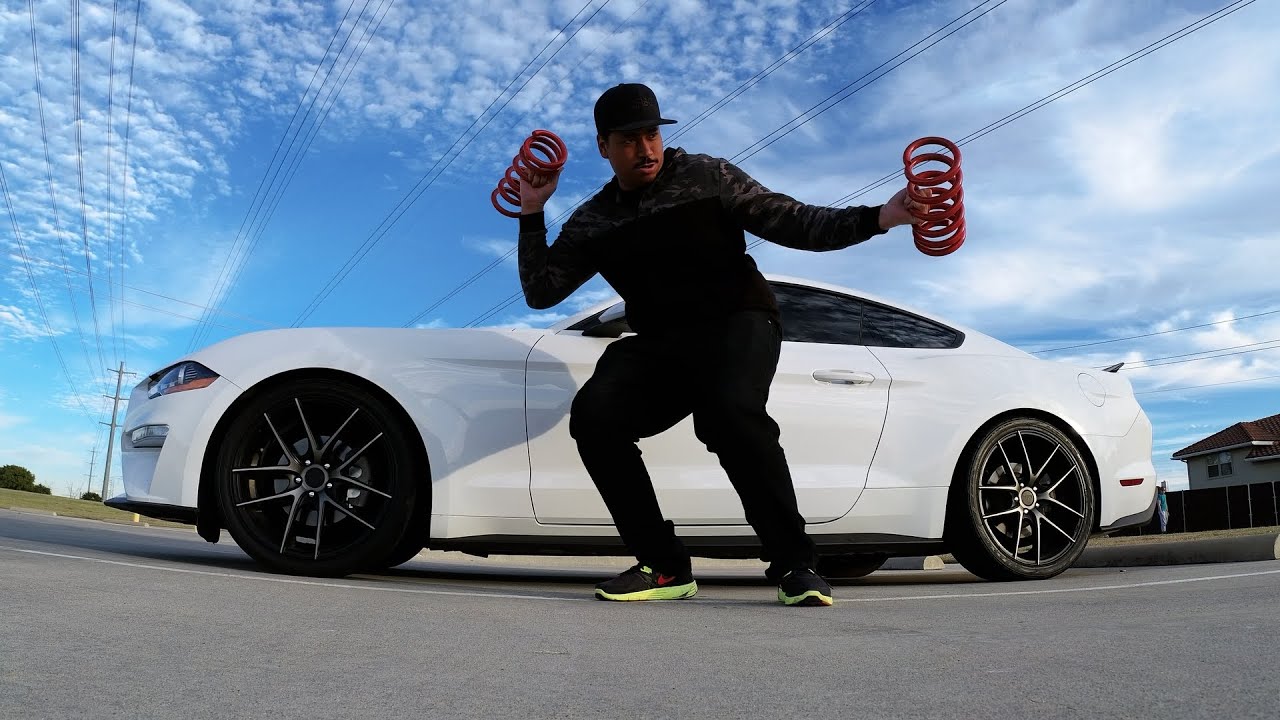 I FINALLY lowered my Mustang Ecoboost! Pedders Suspension