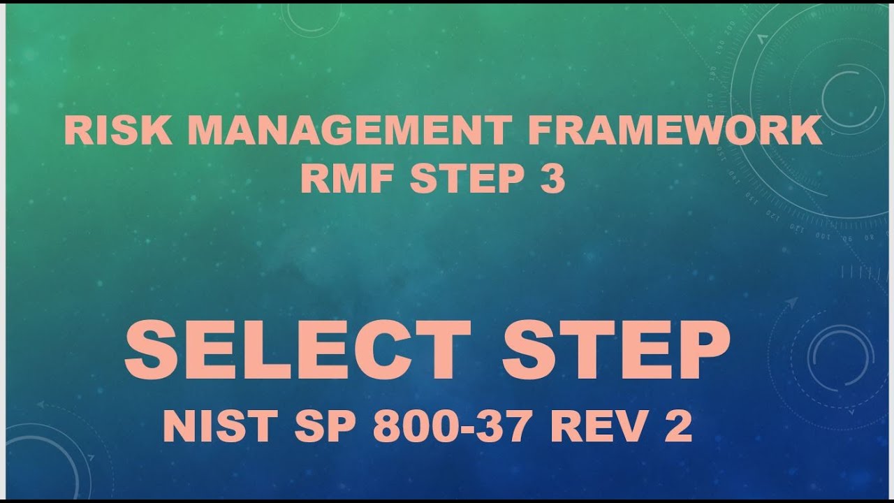 Risk Management Framework (RMF STEP 3) | SELECT STEP
