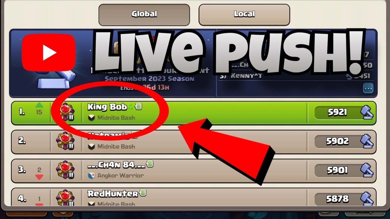 Live Trophy Push to #1 Global! | Builder Base 2.0