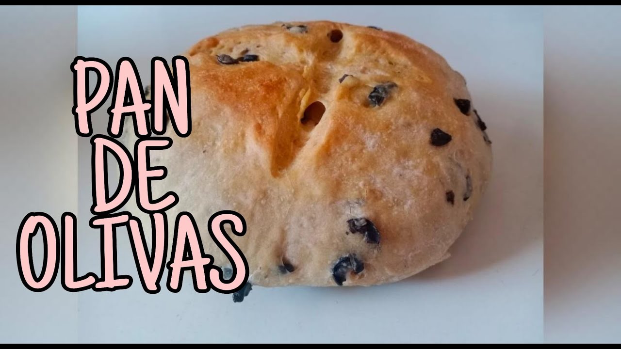 Pan de ACEITUNAS NEGRAS sin panificadora ni amasadora. Fácil y RIQUÍSIMO!