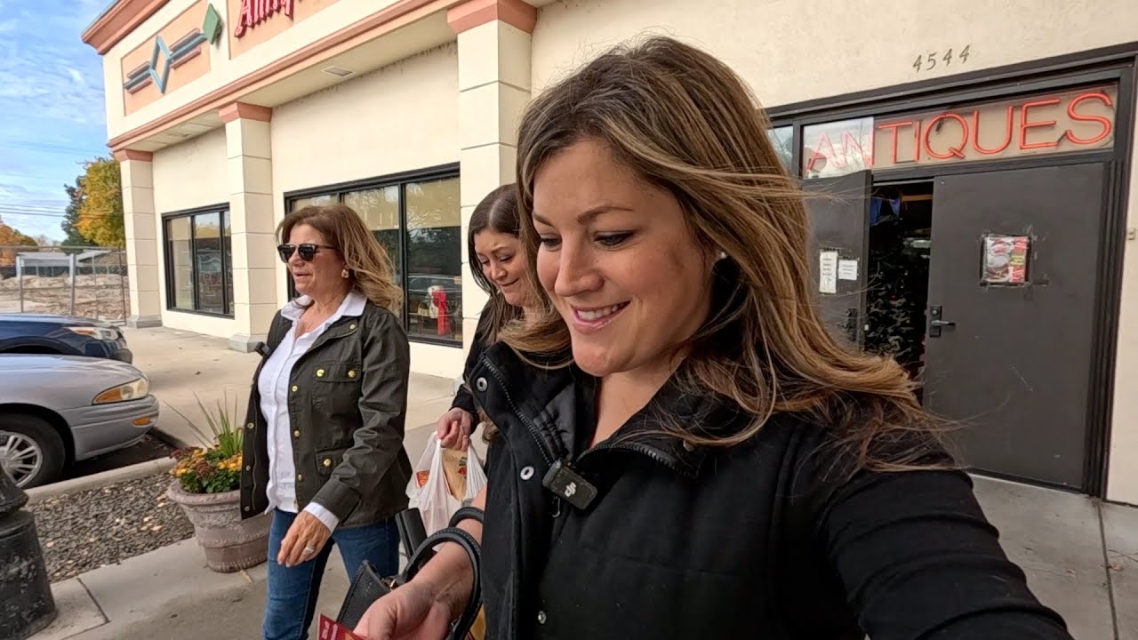 День антикварных покупок с мамой и Моникой! 🙌🥰🎄 // Garden Answer