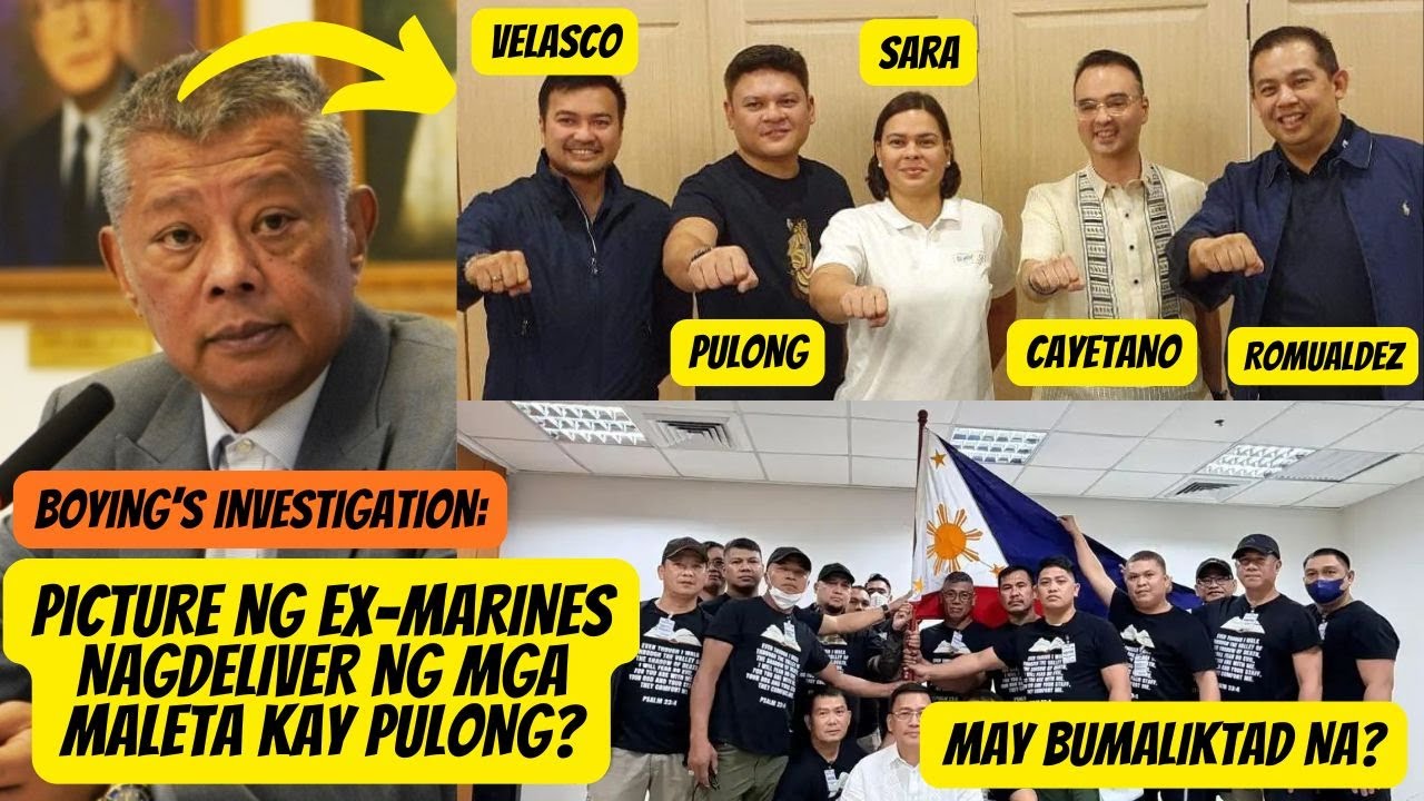 SI PULONG DUTERTE BA ANG TINUKOY NI BOYING REMULLA NA TUMANGGAP NG MGA MALETA SA PICTURE?