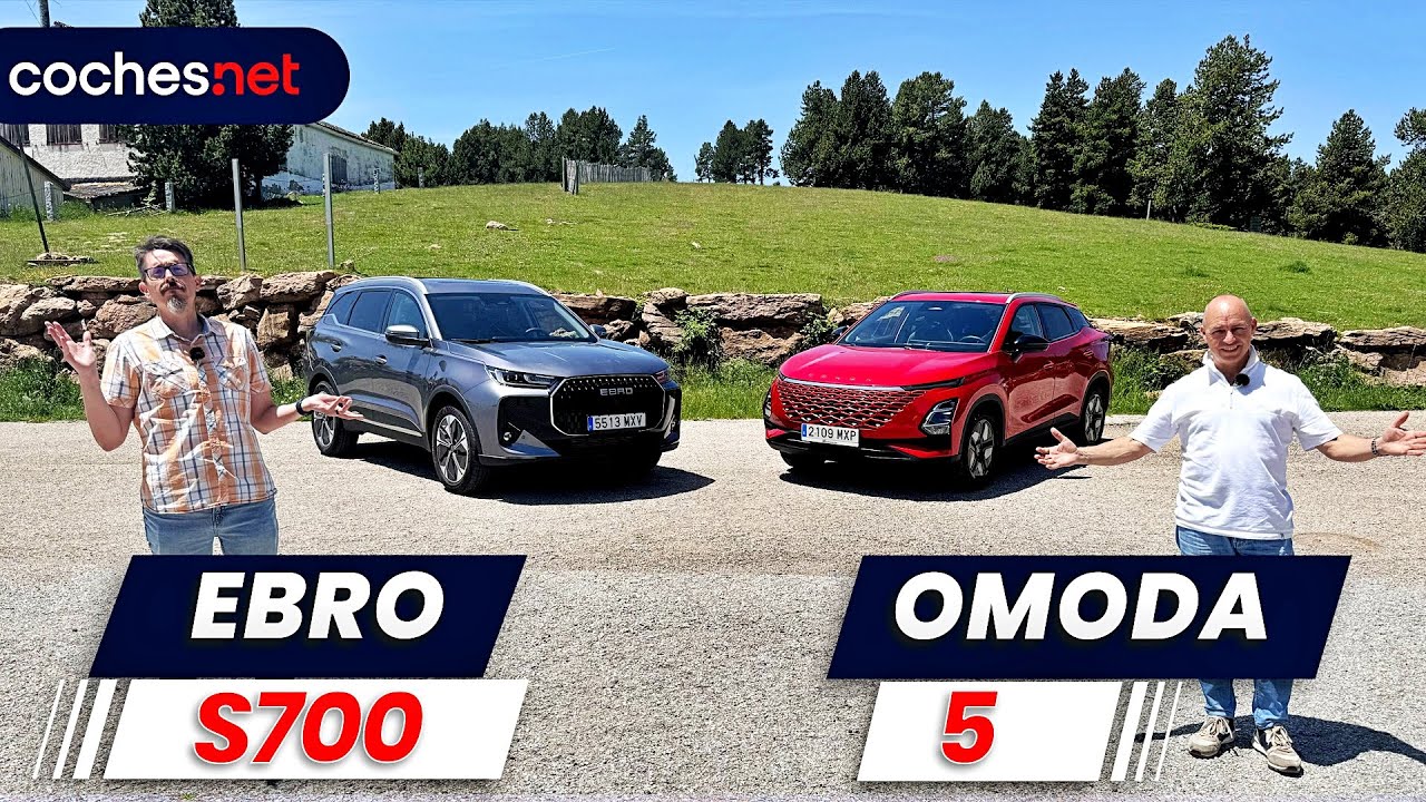 OMODA 5 vs EBRO S700 | Comparativa SUV chinos 2025 / Test / Review en español | coches.net
