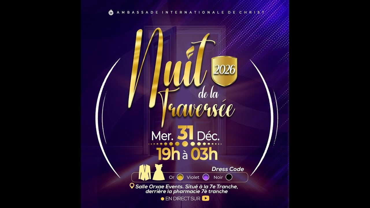 AIC COCODY || TRAVERSEE 2025-2026 || POURQUOI L’AMOUR DE CHRIST ? ||PST PRINCE SALOMON