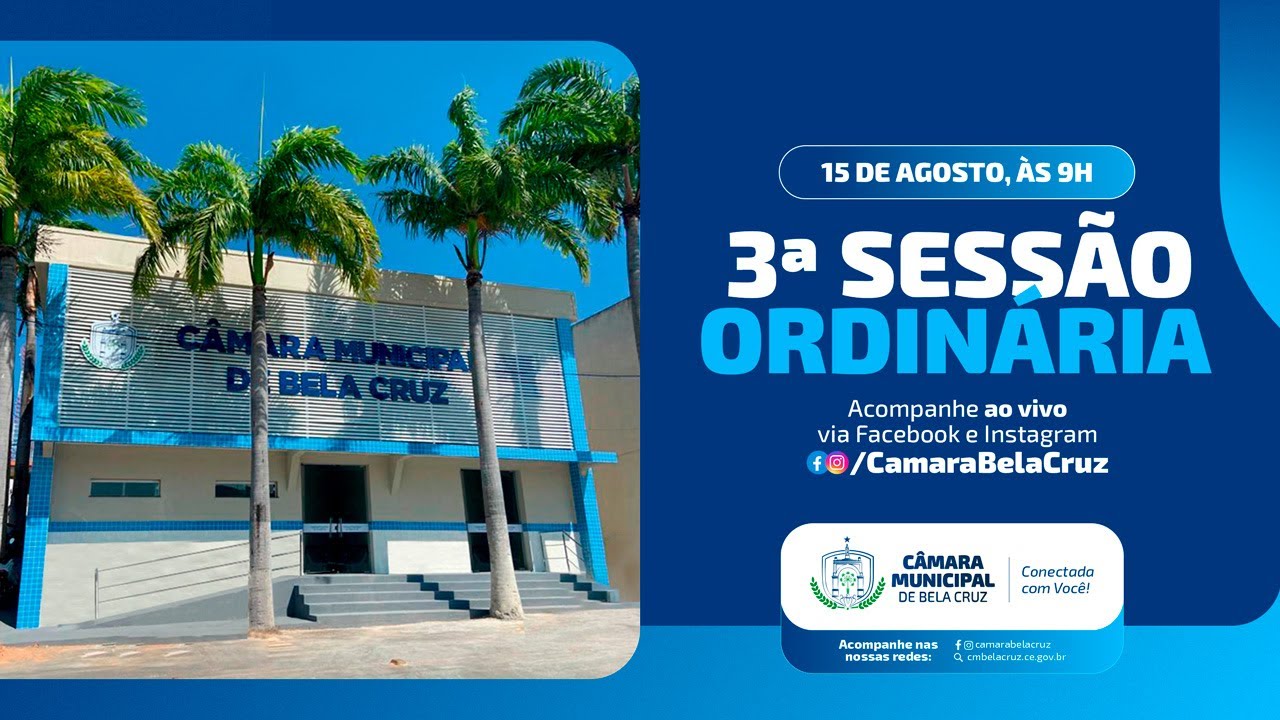 3ª SESSÃO ORDINÁRIA DO 2º PERÍODO DO 1º ANO DA 17ª LEGISLATURA