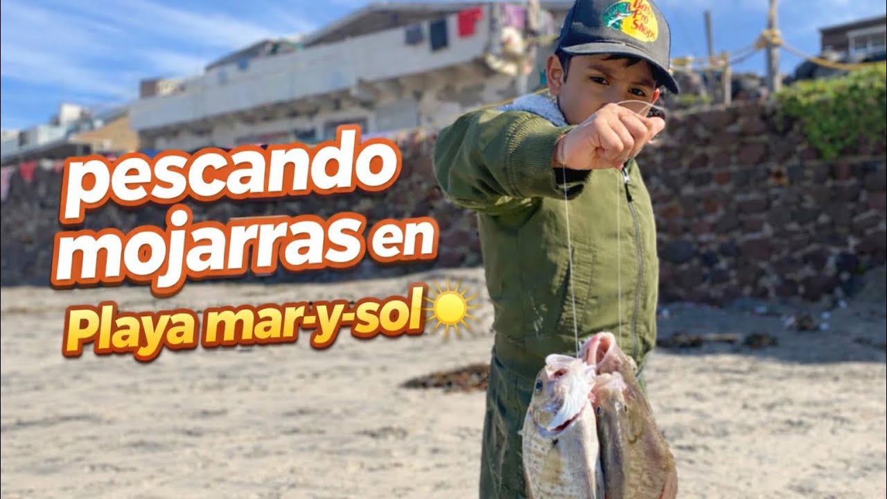 Pesca en las playas de Rosarito Baja California 