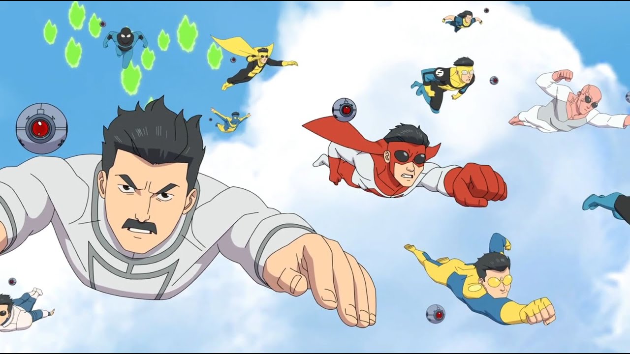 Mark VS Invincible Variants Full Fight - Invincible Season 3 Episode 7
