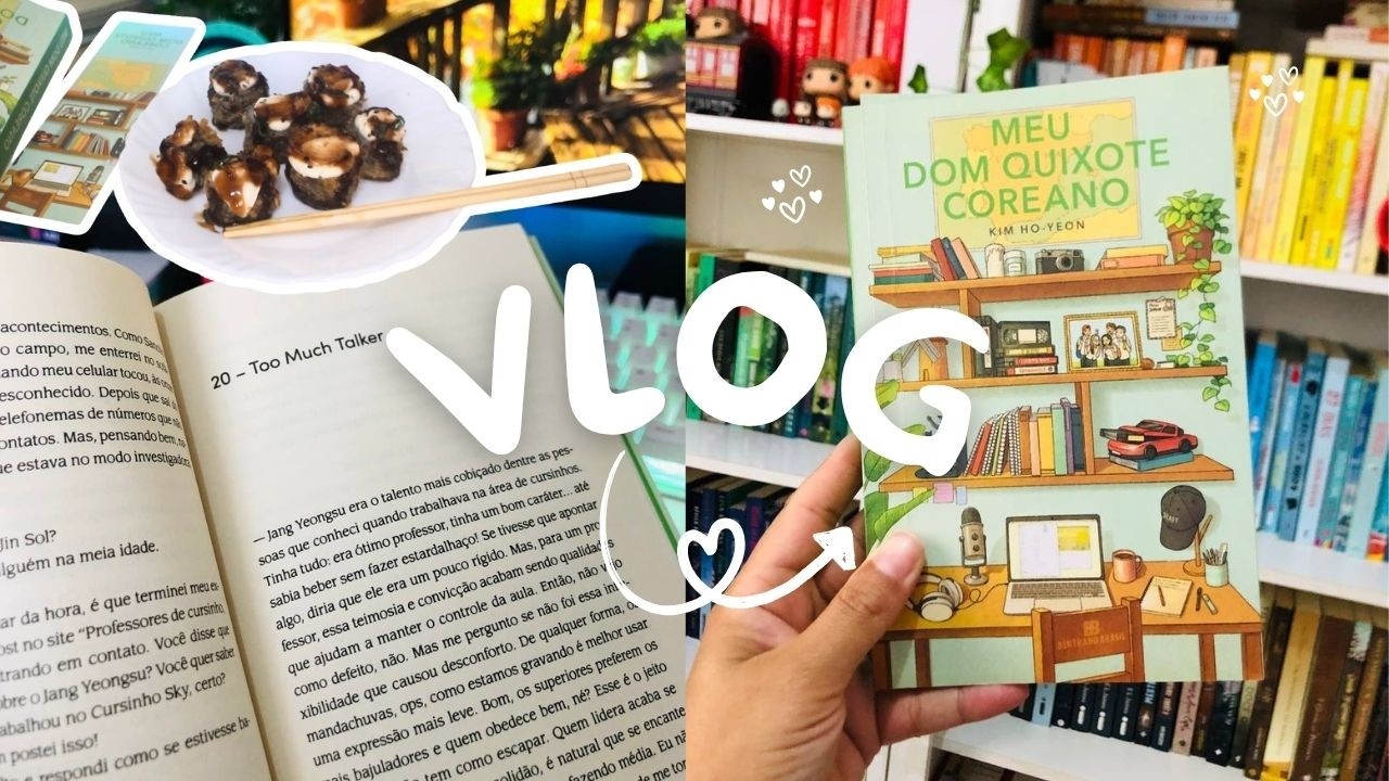 MEU DOM QUIXOTE COREANO: o NOVO LIVRO do mesmo autor de A INCONVENIENTE LOJA DE INCONVENIENCIA 🍣✨💻