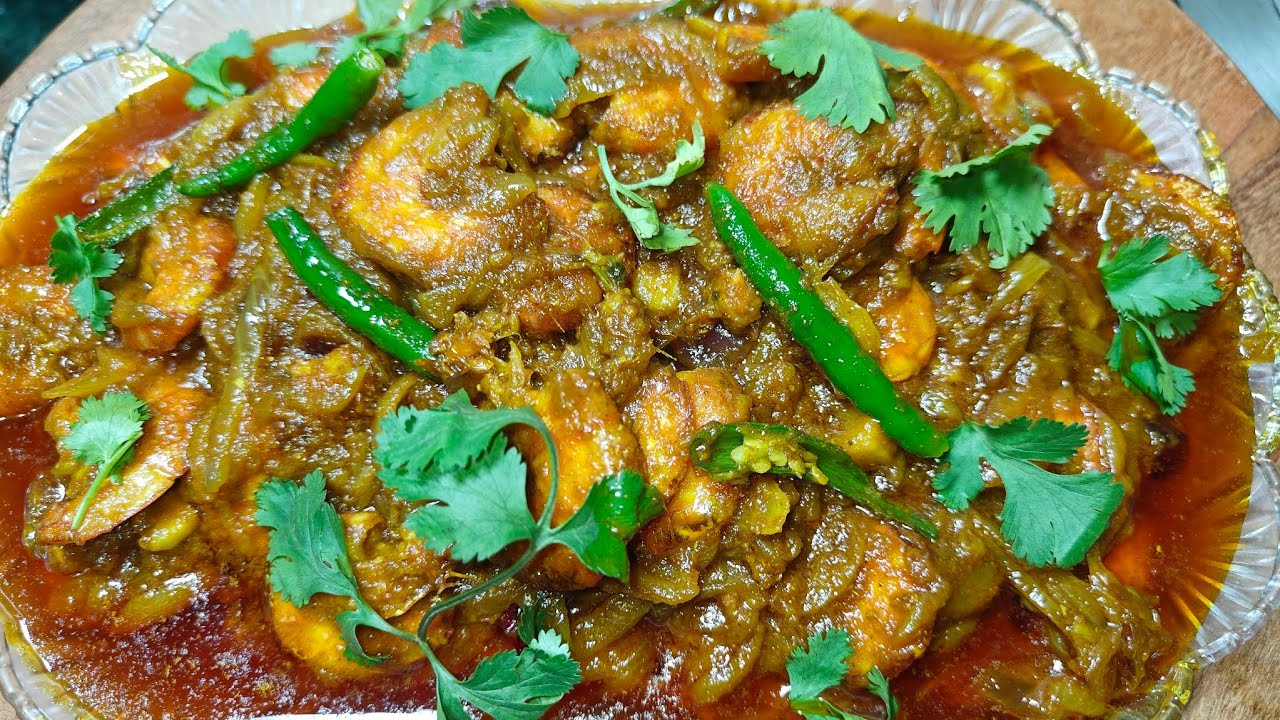Chingri chochori recipe 