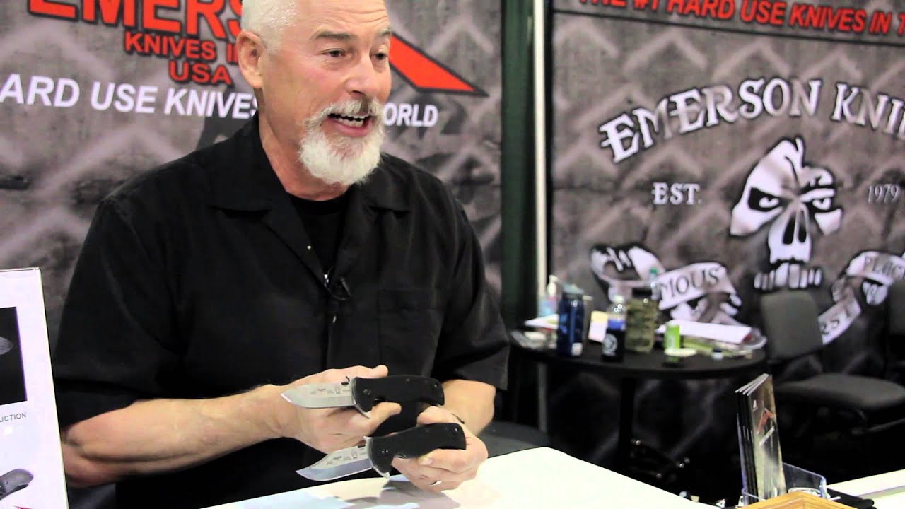Emerson Knives - Shotshow 2016 with Ernie Emerson