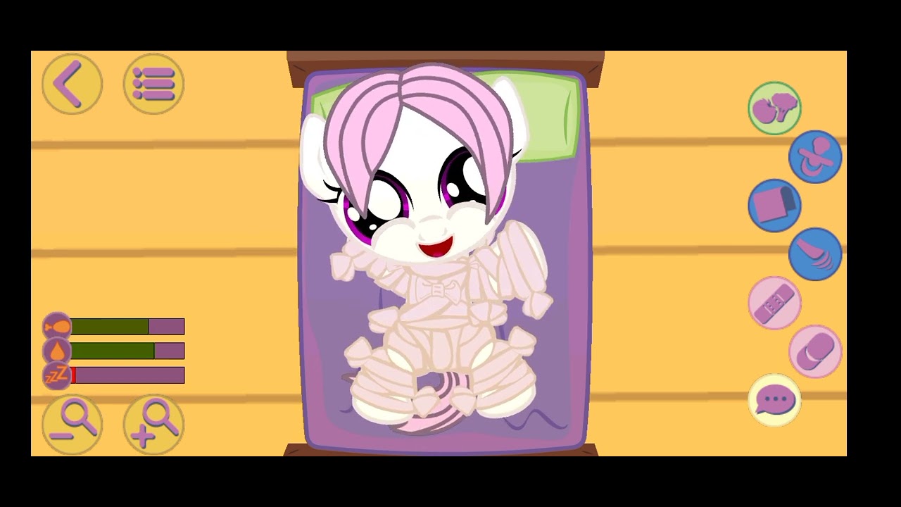 Stray Pony: Fluffy The White Baby Pony Girl 