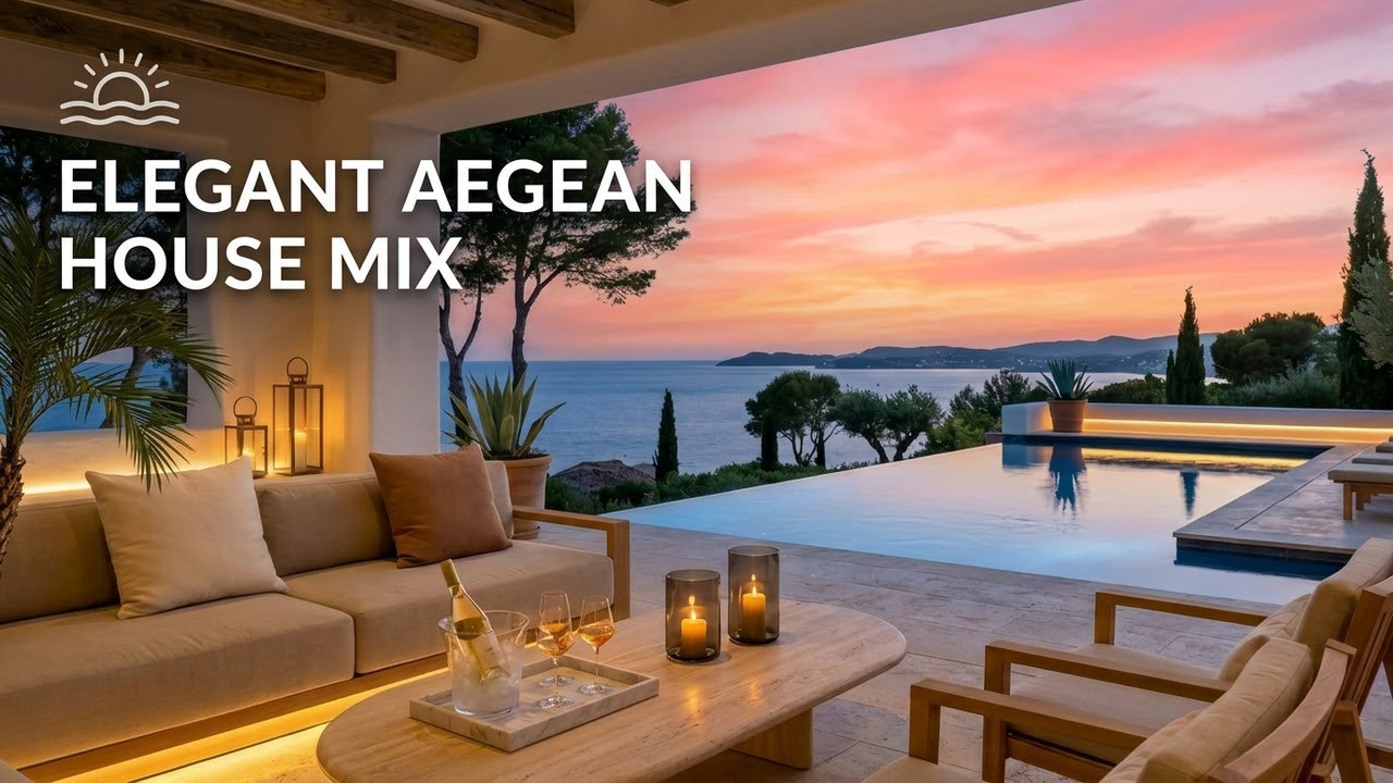 Greek Chillout Lounge & Deep House | Magical Aegean Sea 🥂 Elegant Summer Mix