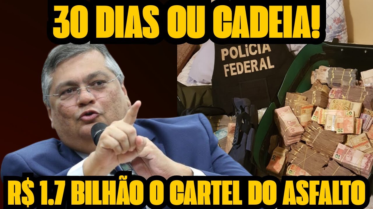 A CASA CAIU! Flávio Dino dá 30 DIAS para explicar ou a PF Busca! R$ 1 7 Bilhão