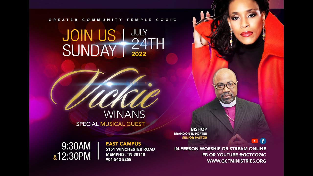 GCT Sunday Morning Service | Special Guest Vickie Winans | Bishop Brandon B. Porter