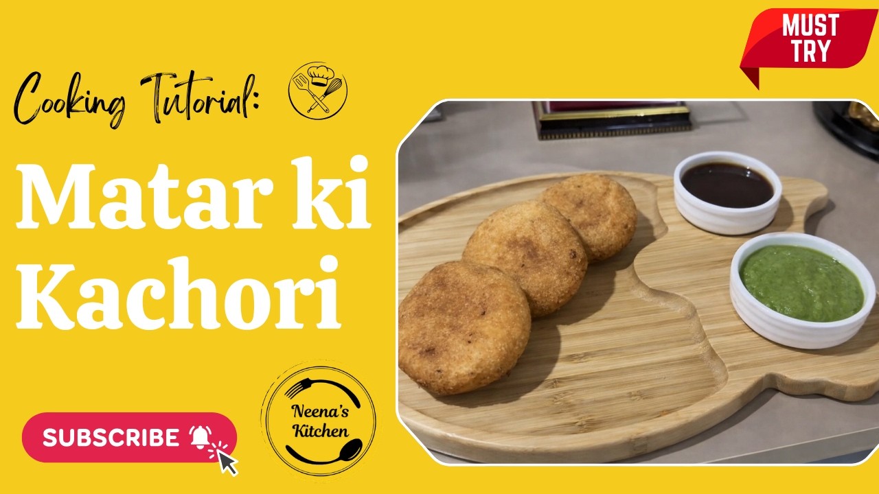 How to Make Crispy Matar Kachori | Neena's Kitchen