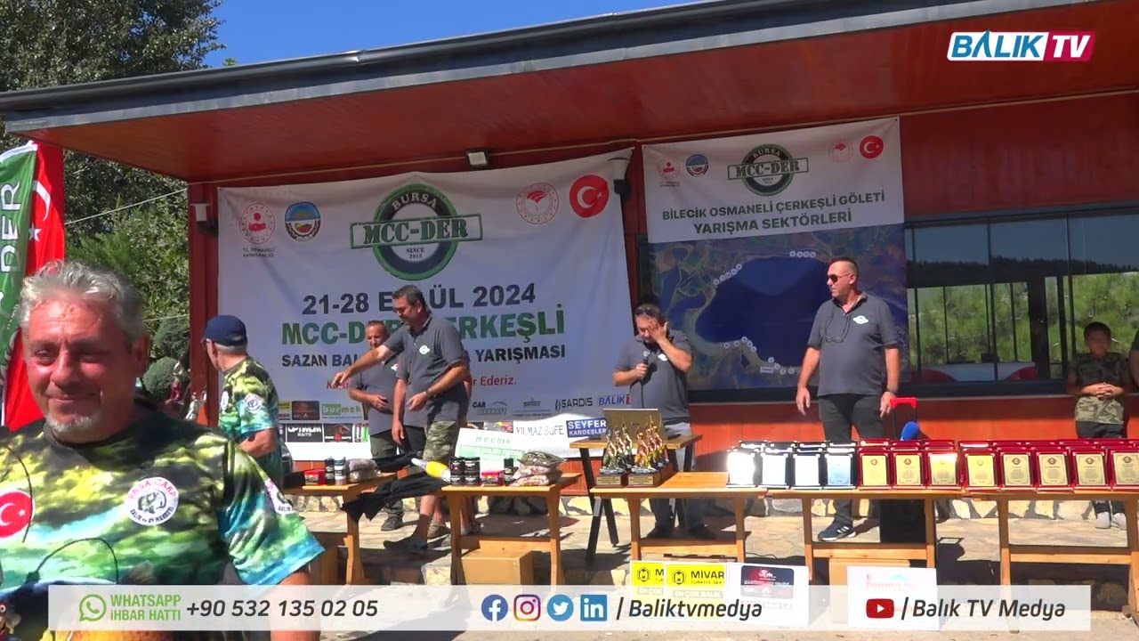MCC-DER Çerkeşli Sazan Balığı Yakalama Yarışması Ödül Töreni | Balık TV #balıktv