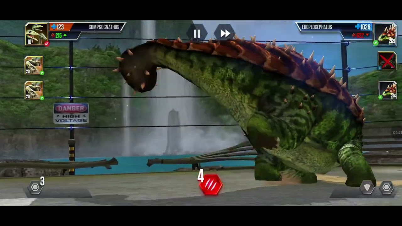Aquilops the ceratopsian dinosaur Fight and wins four back to back streaks