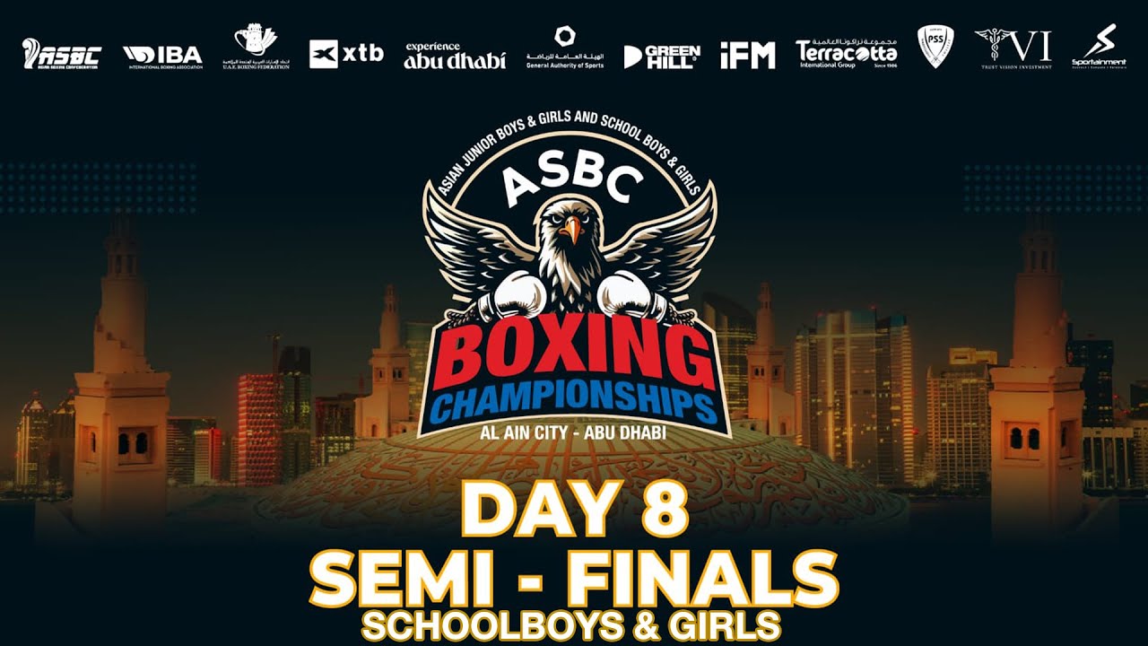 ASBC ASIAN SCHOOLBOYS & GIRLS BOXING CHAMPIONSHIPS AL AIN 2024 SCHOOLBOYS & GIRLS SEMIFINALS