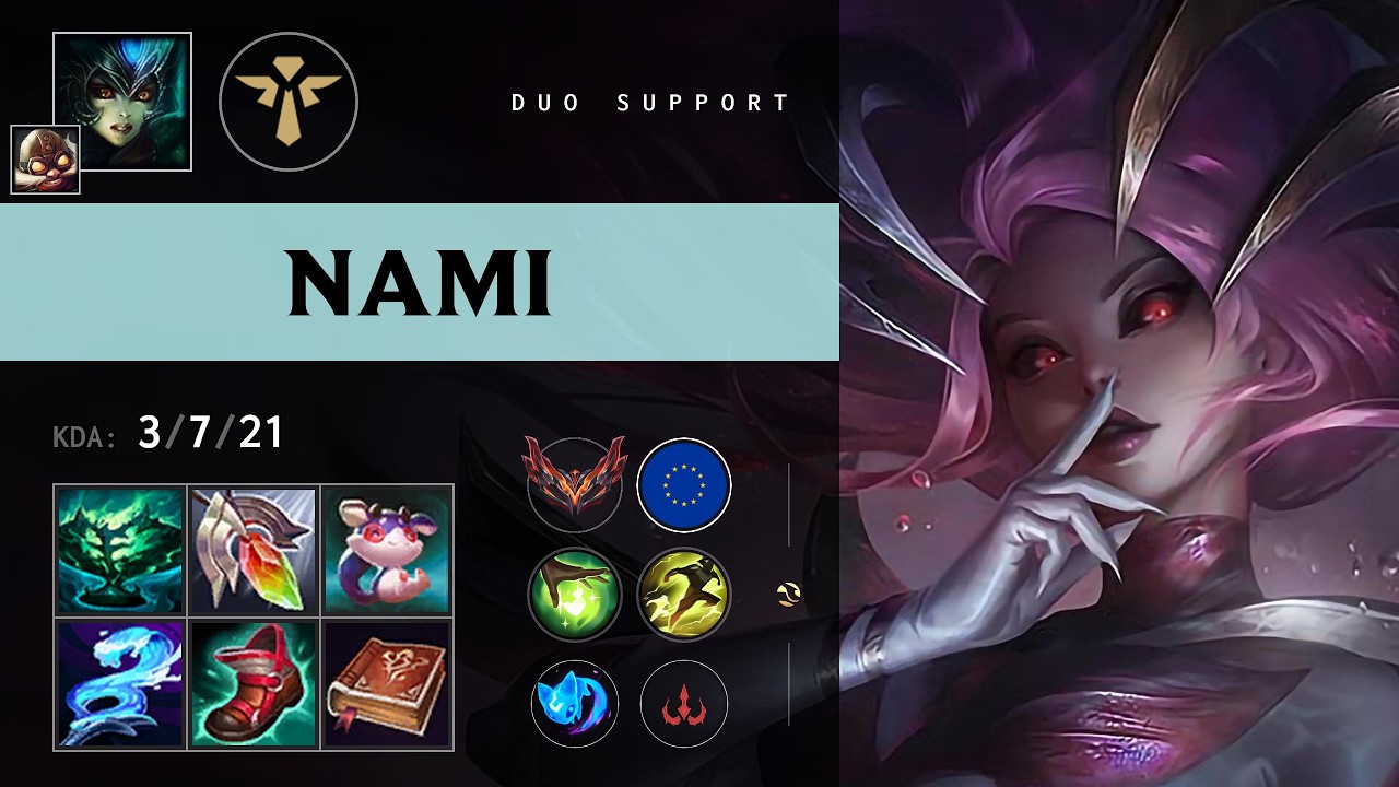 Nami Support vs Pyke (VITB Dekap) - EUW Grandmaster Patch 26.14
