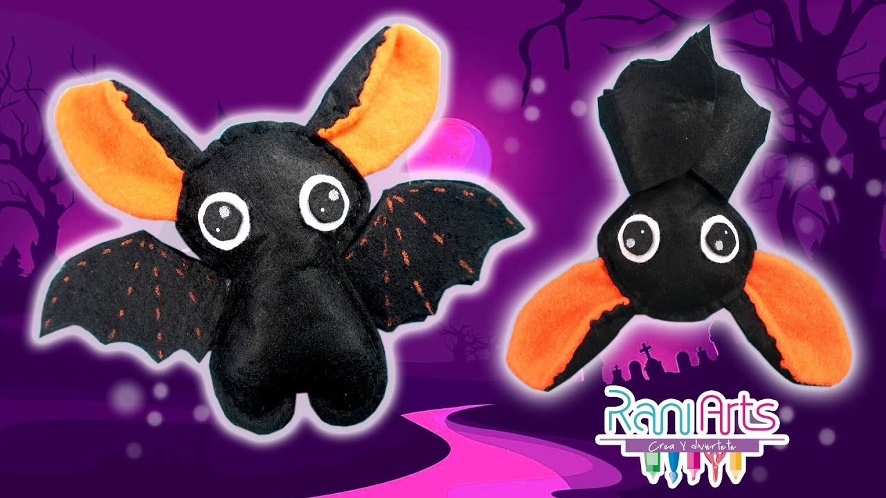 DIY- MURCIÉLAGO PELUCHE - BAT PLUSH - paso a paso fácil !