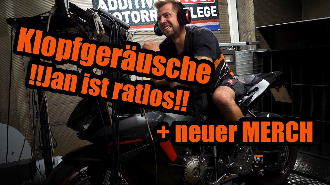 Klopfgeräusche aus Honda SC77 | !! Jan ist RATLOS !! | NEUER MERCH