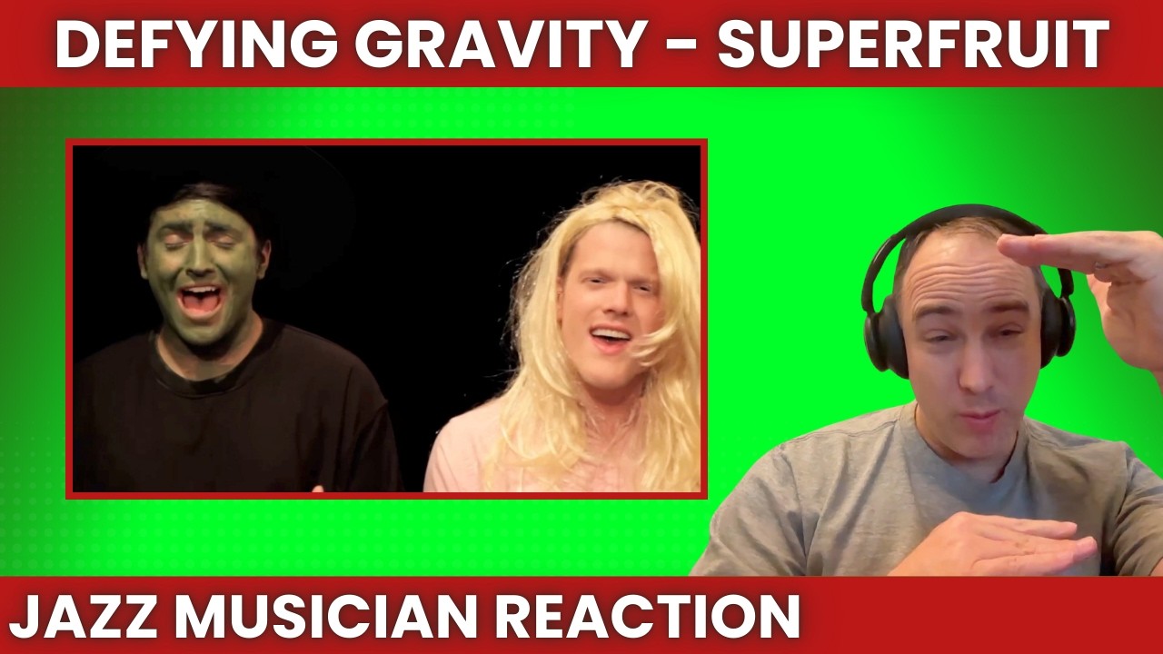 JUST when you thought he couldn't go higher...   [Superfruit reaction to Defying Gravity]