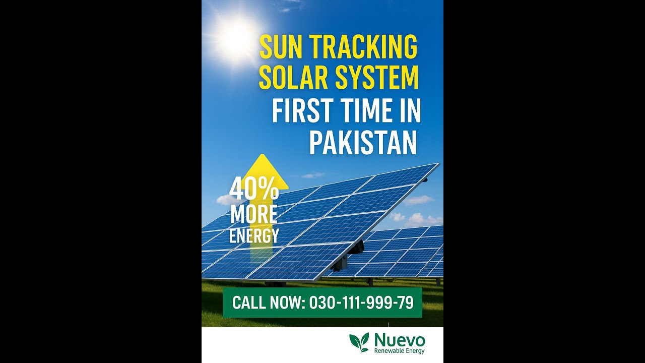 Revolutionize Your Energy  Pakistan's First Sun Tracking System