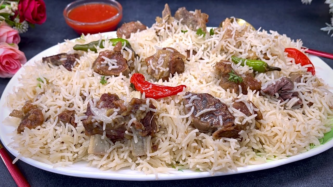 Bakra Eid Special White Pulao recipe | Easy & Aromatic White Pulao Recipe |