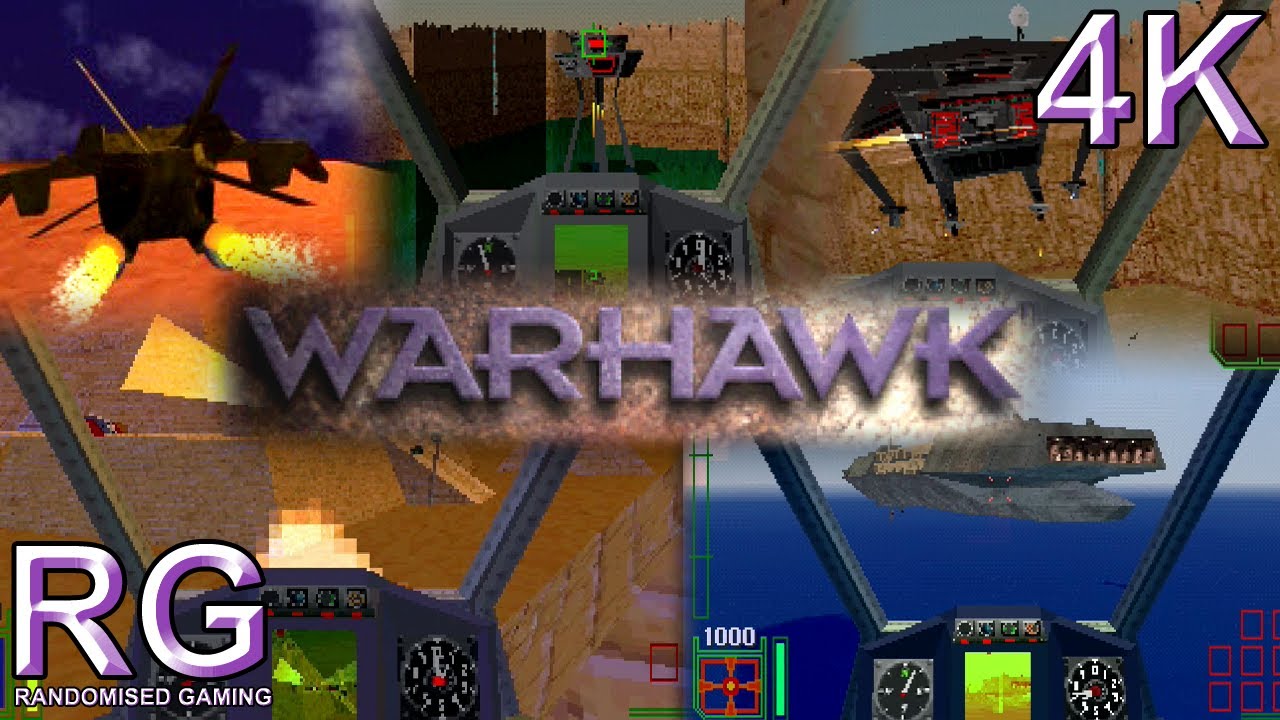 Warhawk - PlayStation 1 - Intro, cutscenes & mission 1 & 2 full gameplay [UHD 4K60]