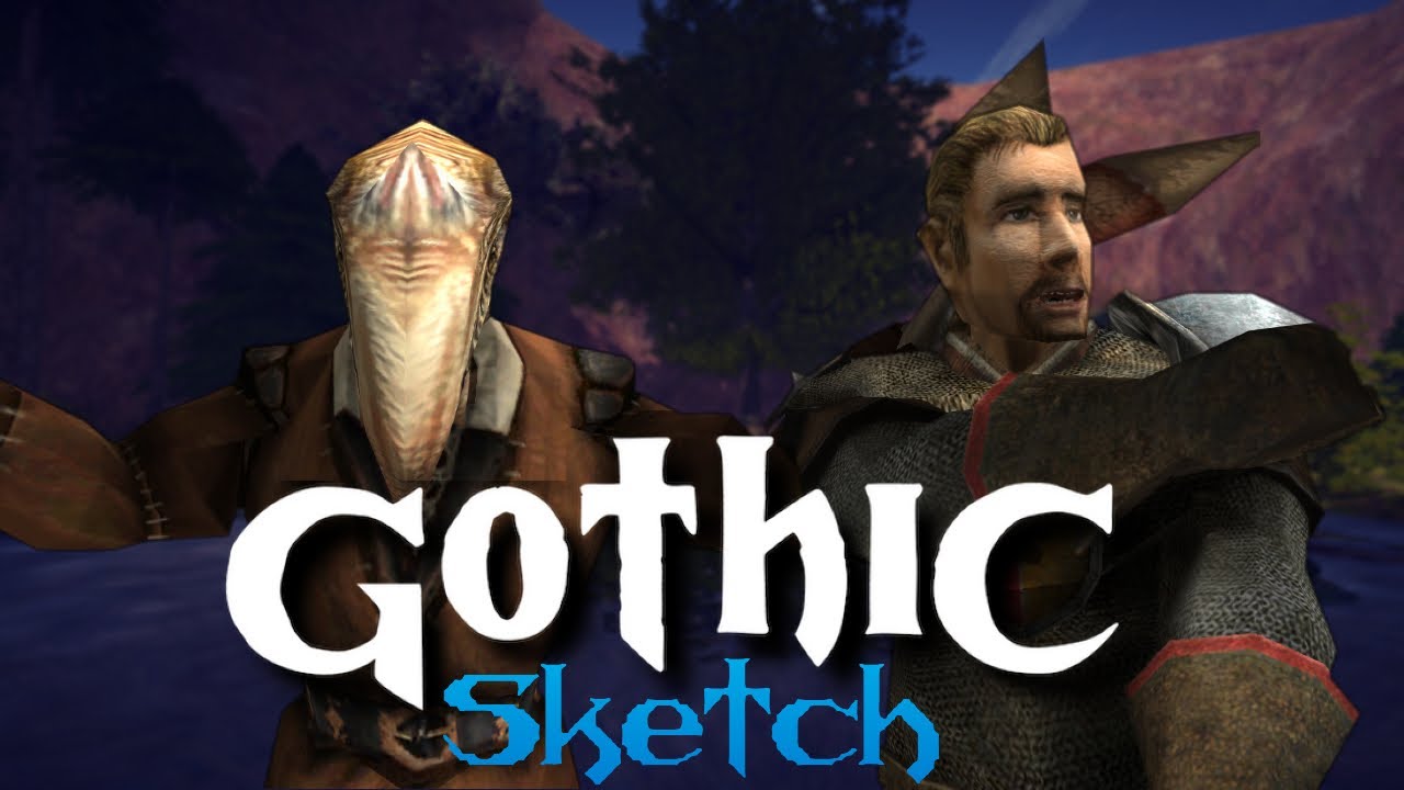 Der verrückte Vogelkerl │ Gothic Sketch