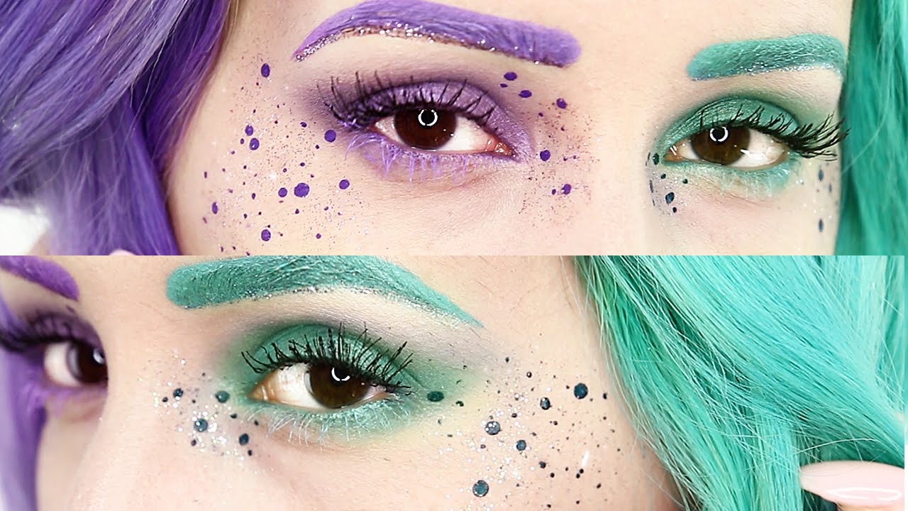 HALF + HALF Coloured Freckles | NYX FACE AWARDS 2016 | by tashaleelyn