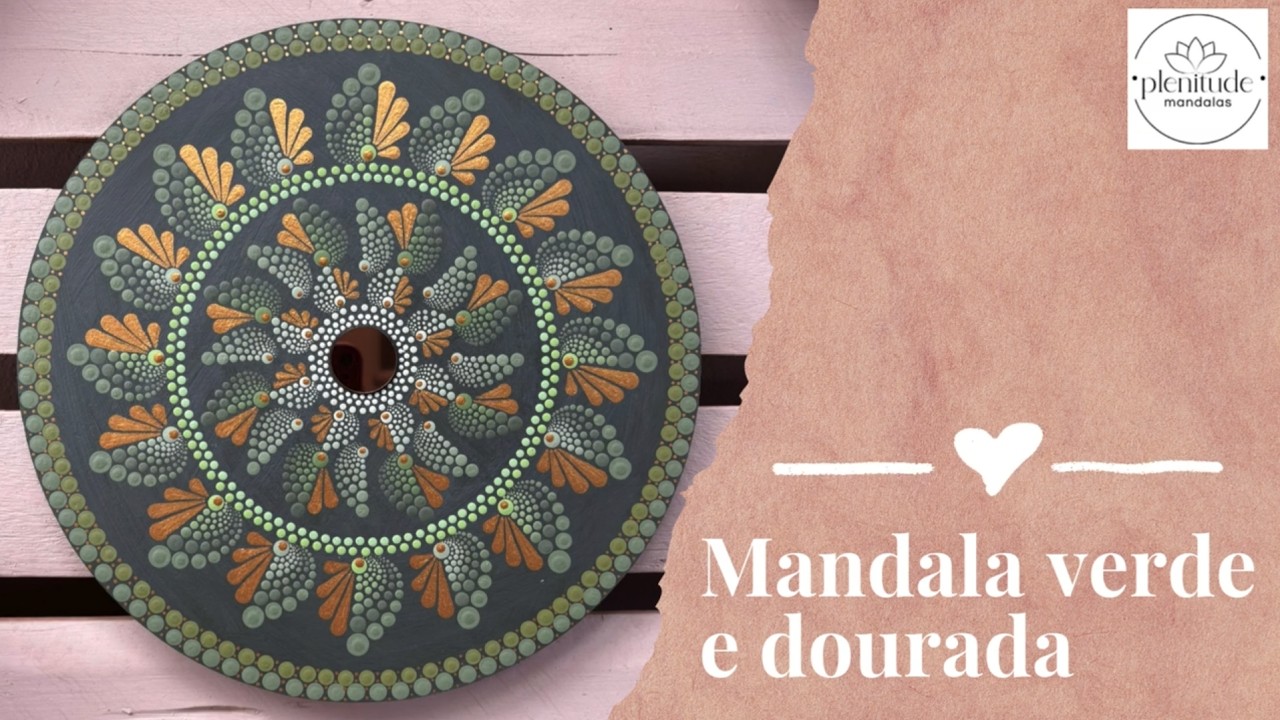 COMO FAZER UMA MANDALA SIMPLES | Demonstração do processo