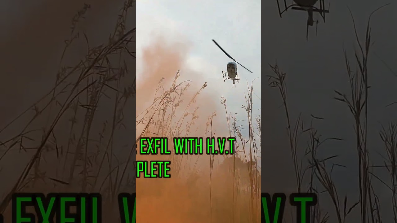 The thrilling helicopter exfill rescue mission at Airsoft X 