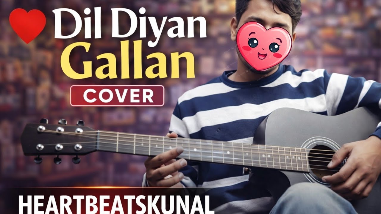 Dil Diyan Gallan – Soulful Guitar Cover | HeartbeatsKunal