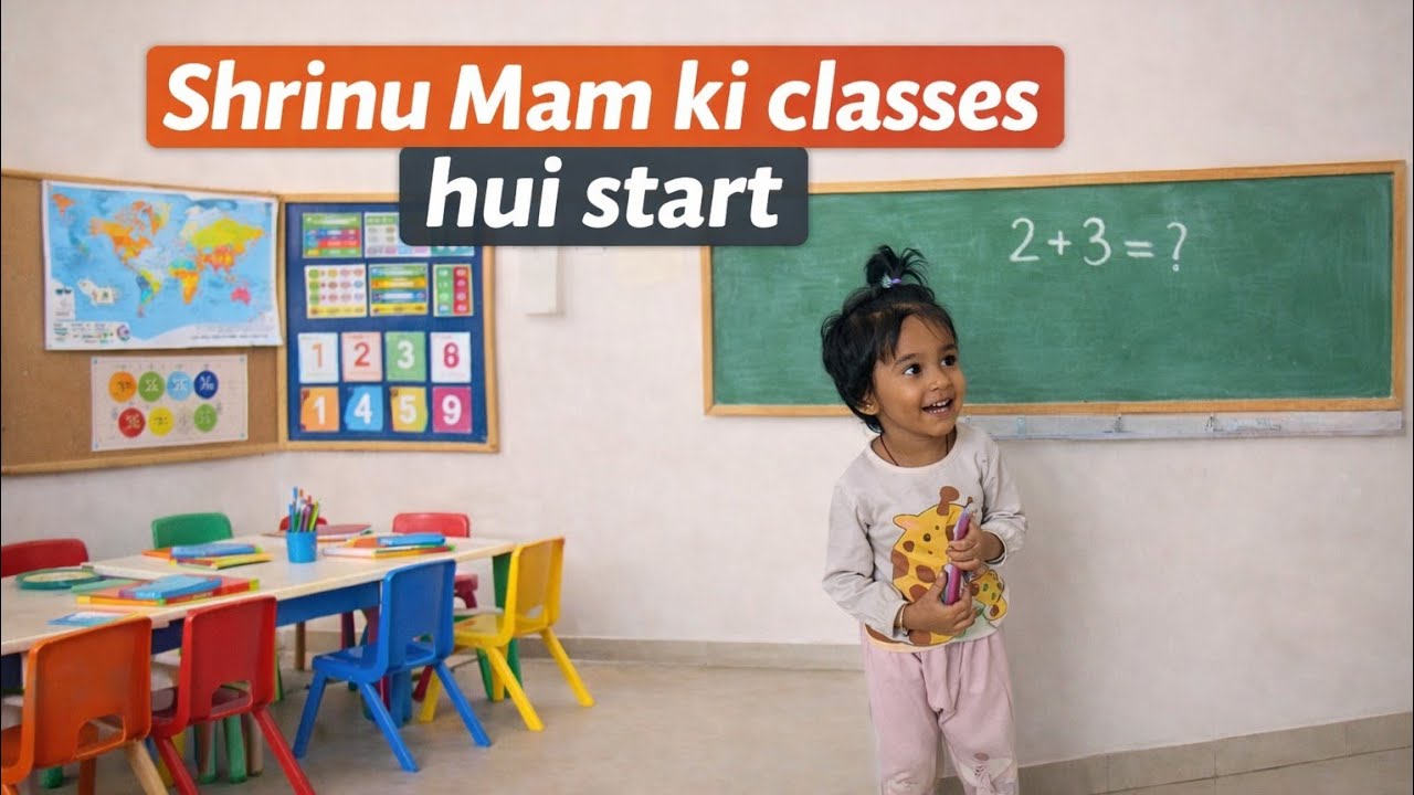Vlog 32| Shrinu mam ki classes hui start| funny vlog| baby vlog| Daily vlog