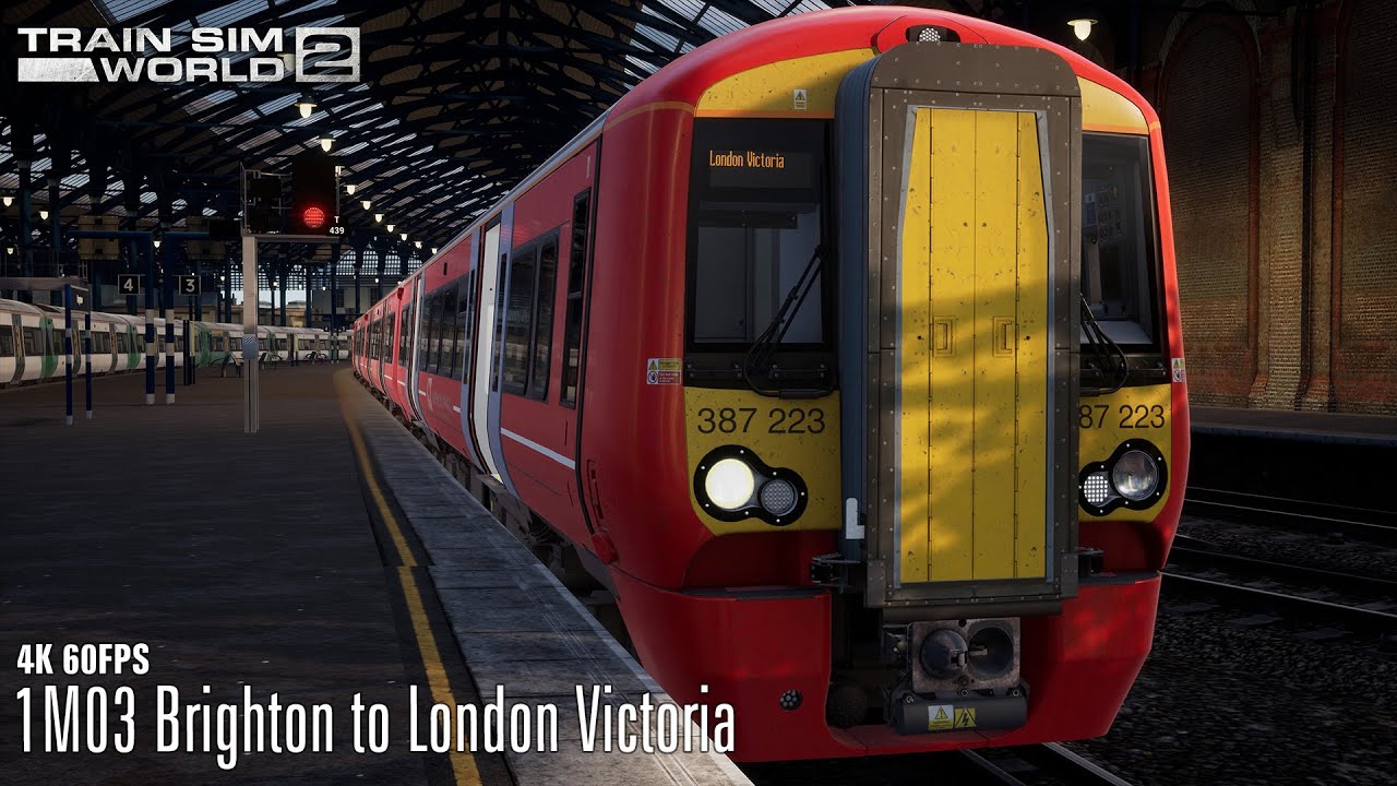 1M03 Brighton to London Victoria - London Commuter - Class 387 - Train Sim World 2