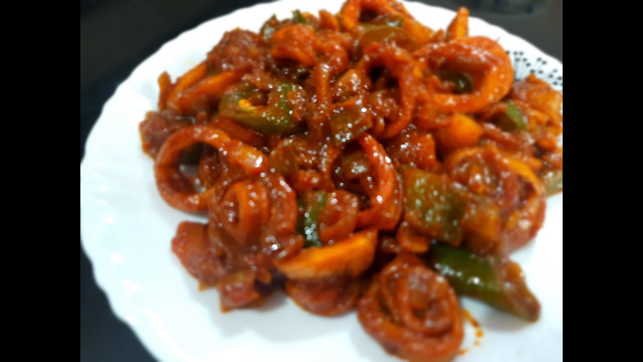 SQUID CHILLI || BONDAS CHILLI || HOMEMADE COOKING