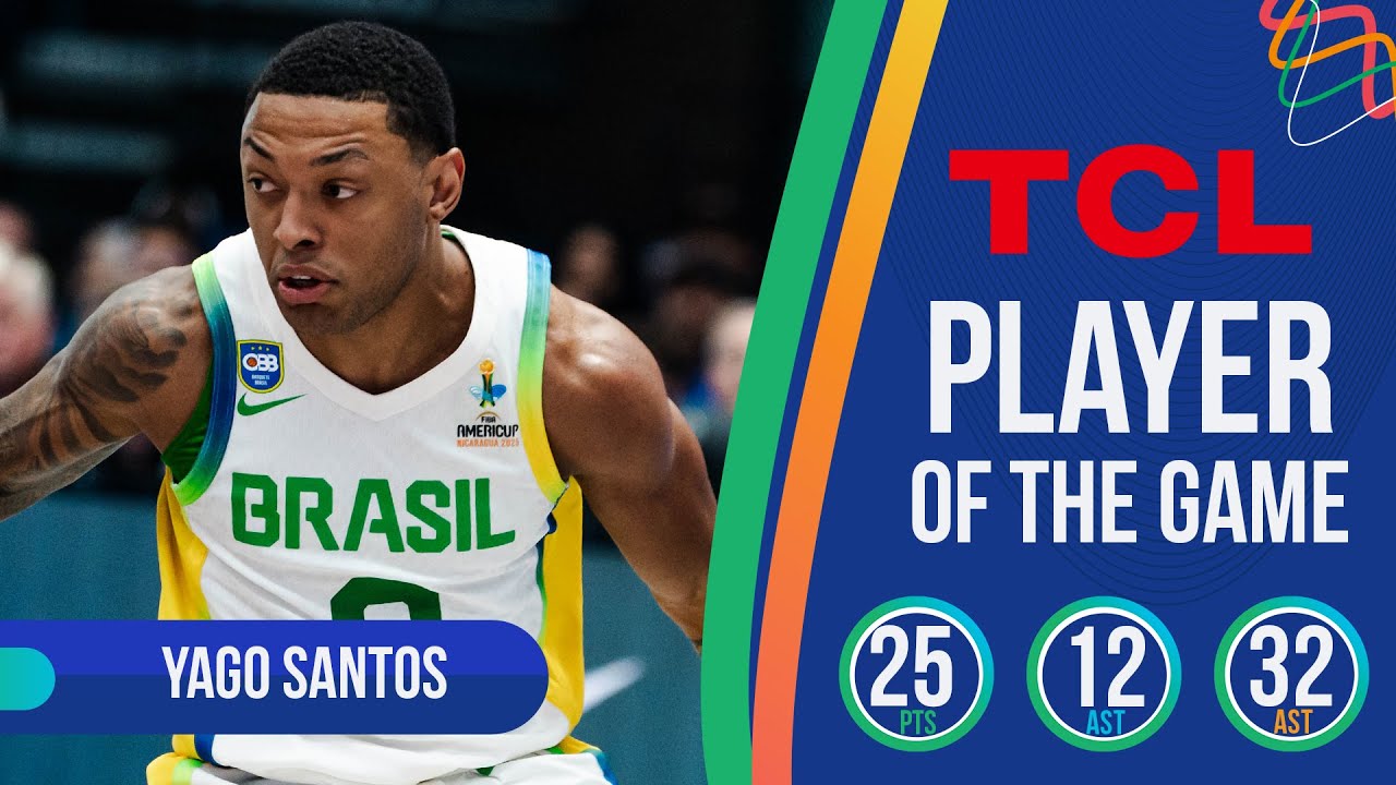 Yago Santos (25 PTS, 12 AST) is a magician! BRA 🇧🇷 stun USA at #AmeriCup 2025 with huge comeback