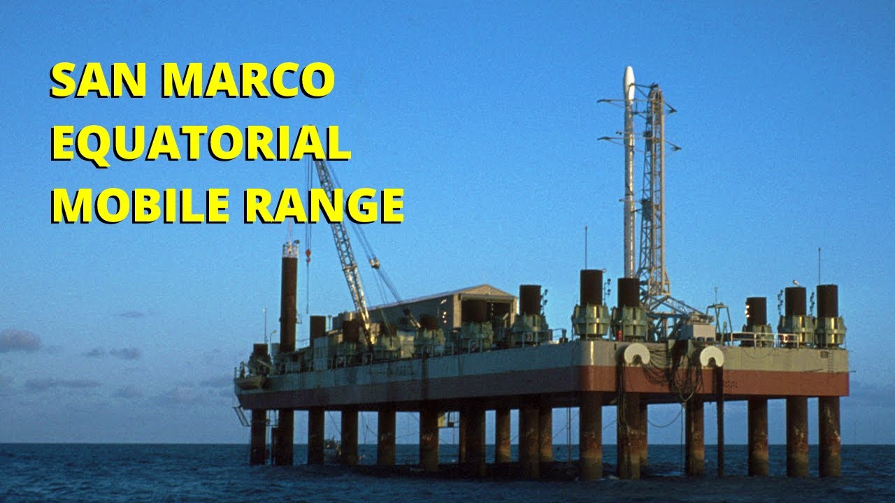 San Marco Equatorial Mobile Range - Scout rocket, Italy, Space Center, Kenya, AI cleanup, NASA