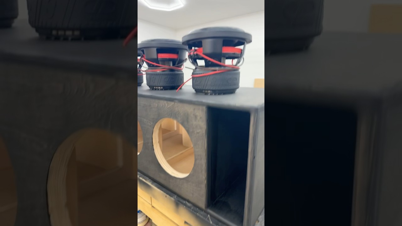 Custom Ported Box for 3 DD Audio 710F Subwoofers. Tuned to 29hz | Car Stereo Shop in Tacoma WA