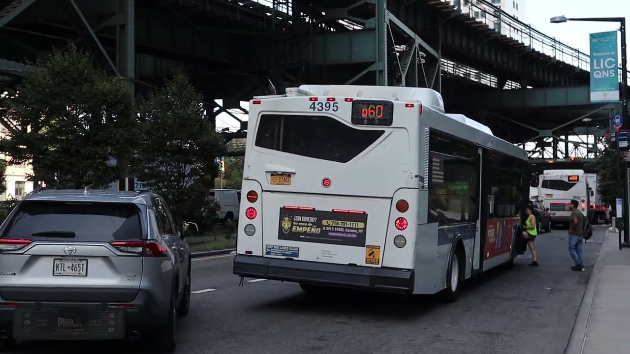 MTA Bus Company: Orion VII NG Hybrids #4395 & #4571 on the Q60 & Q100